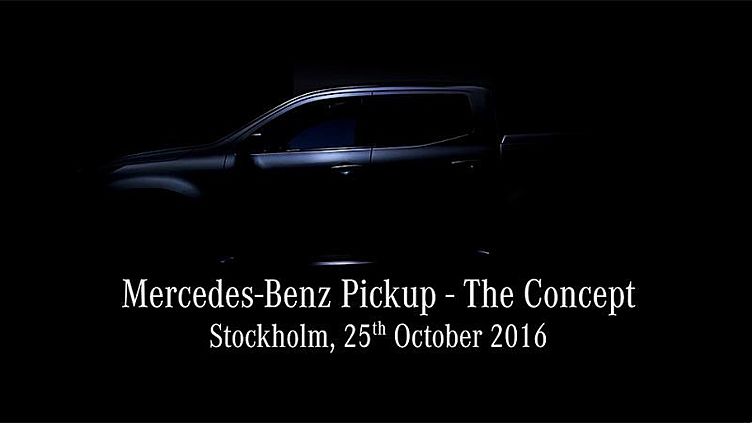 Детали внешности пикапа Mercedes-Benz раскрыли на видео
