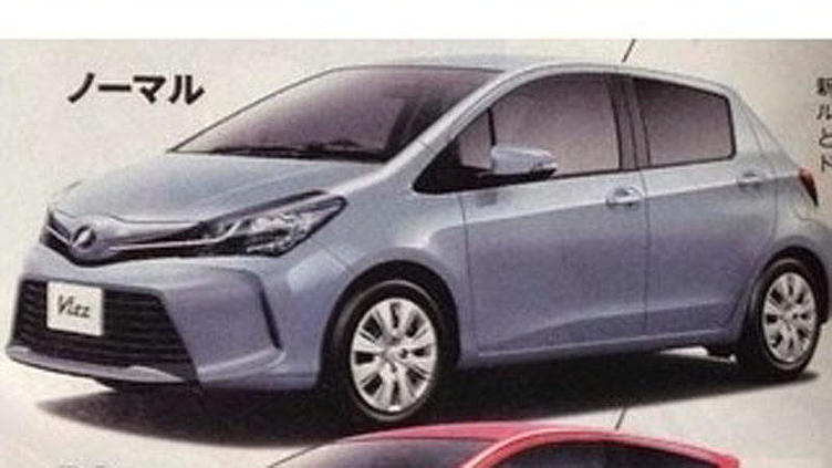 В Сеть просочились фотографии обновленной Toyota Vitz/Yaris