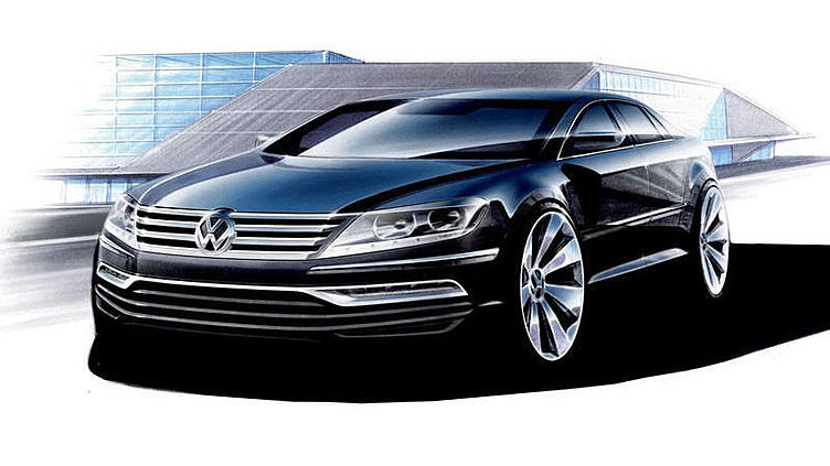 Volkswagen не решился показать миру свой престижный седан Volkswagen не решился показать миру свой престижный седан