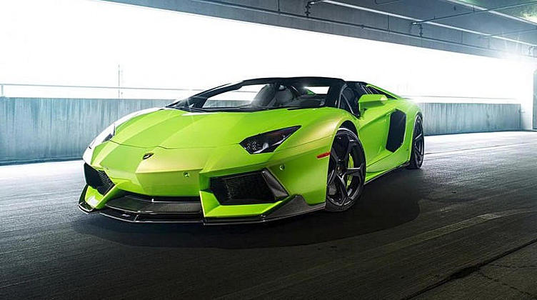 Открытый Lamborghini Aventador превратили в 