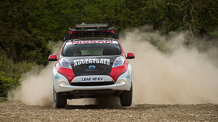 Электрокар Nissan проедет 16000-километровое ралли Электрокар Nissan проедет 16000-километровое ралли