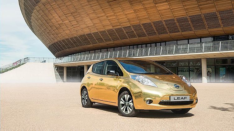 Nissan подарит олимпийским чемпионам Рио золотые электрокары Nissan подарит олимпийским чемпионам Рио золотые электрокары
