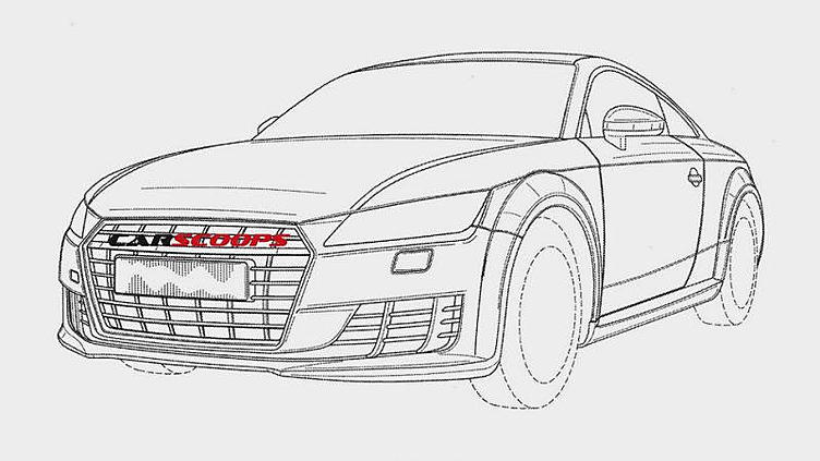 Компания Audi запатентовала дизайн самой мощной версии TT