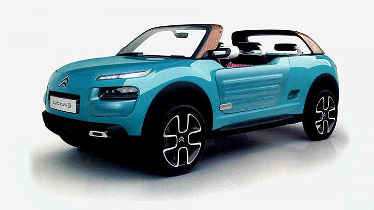 Фотографии Citroen C4 Cactus без крыши попали в Сеть