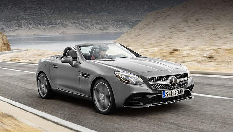 Версия AMG Мерседеса SLC потеряла два цилиндра Версия AMG Мерседеса SLC потеряла два цилиндра