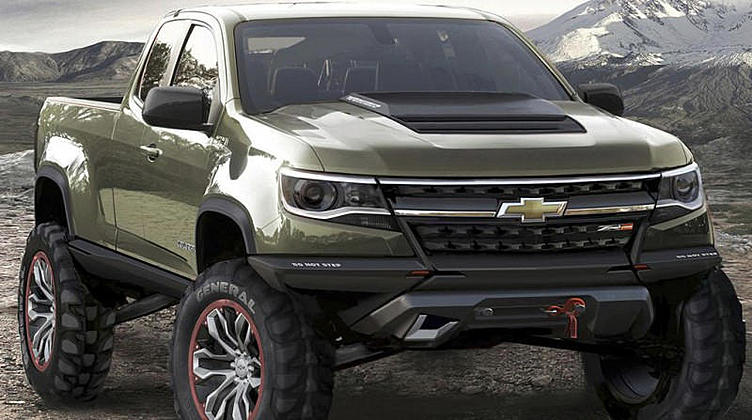 Пикап Chevrolet Colorado получил экстремальное исполнение