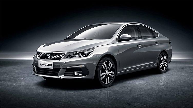 Peugeot 308 превратили в седан Peugeot 308 превратили в седан