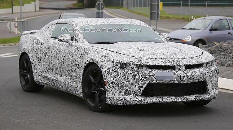 Новый Chevrolet Camaro замечен с минимумом камуфляжа Новый Chevrolet Camaro замечен с минимумом камуфляжа