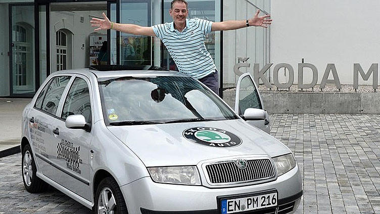 Skoda Fabia с пробегом в 1 000 000 км доехала до музея Skoda Fabia с пробегом в 1 000 000 км доехала до музея