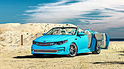 Седан Kia Optima превратили в кабриолет