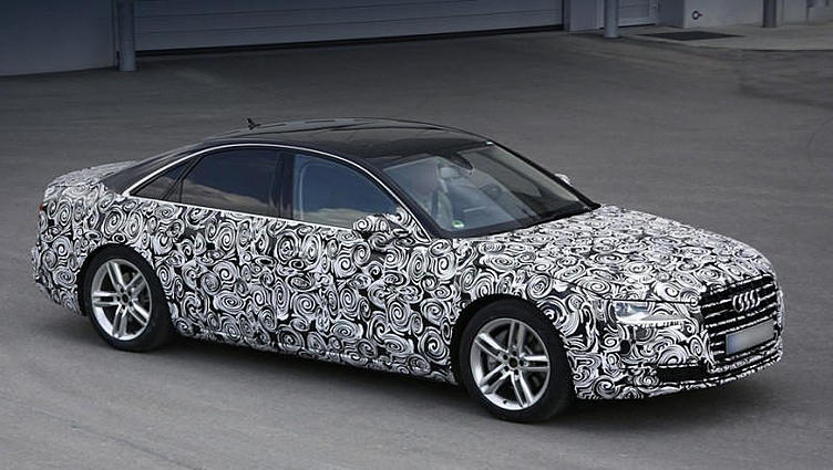 Впервые запечатлён седан Audi A8 после рестайлинга Впервые запечатлён седан Audi A8 после рестайлинга