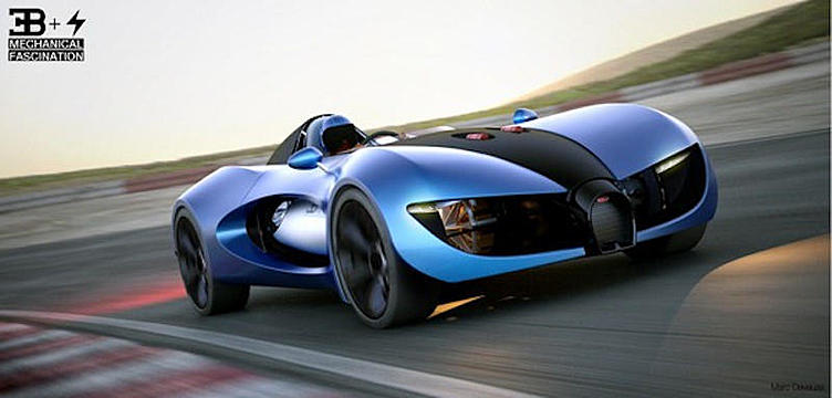 Bugatti TypeZero Concept, автомобиль мечты