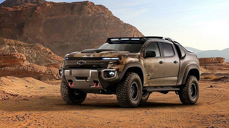 Компания Chevrolet построила водородный пикап для военных Компания Chevrolet построила водородный пикап для военных