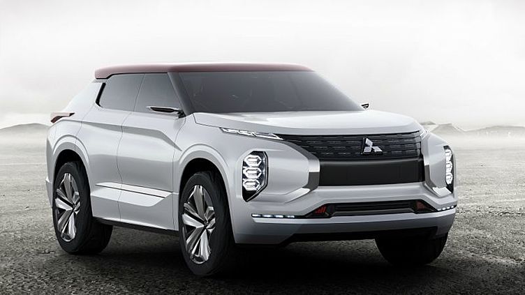Концептуальный кроссовер Mitsubishi оснастили тремя электромоторами Концептуальный кроссовер Mitsubishi оснастили тремя электромоторами