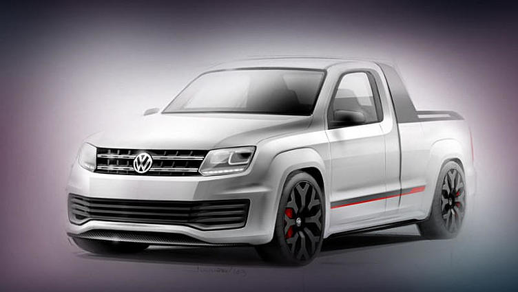 К тюнинг-шоу немцы снарядили пикап Volkswagen Amarok