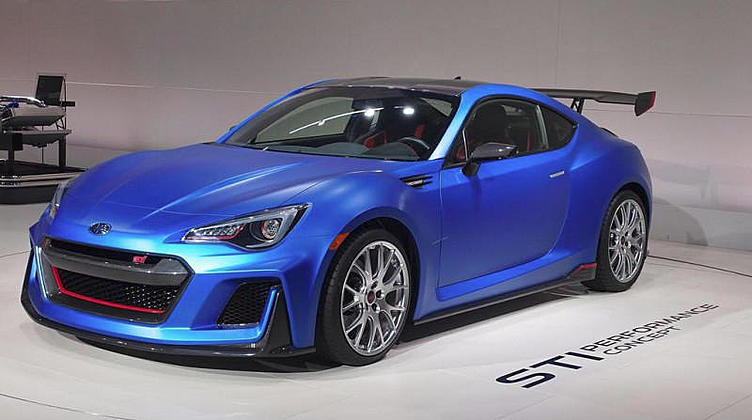 Компания Subaru запрягла купе BRZ гоночным мотором