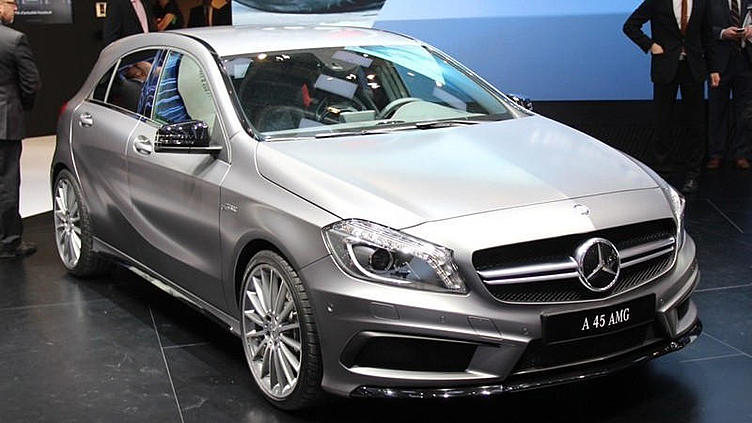 Рекордный Mercedes A 45 AMG вживую представлен в Женеве