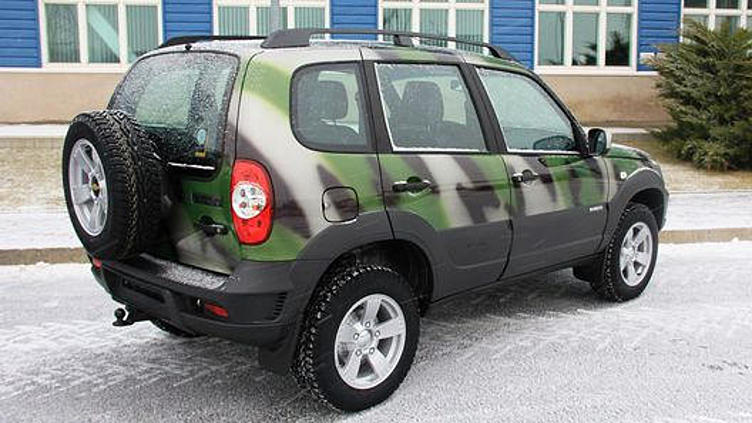 Chevrolet Niva может серийно одеться в камуфляж Chevrolet Niva может серийно одеться в камуфляж