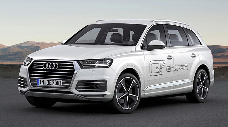 Гибридной Audi Q7 топливо почти не понадобится Гибридной Audi Q7 топливо почти не понадобится