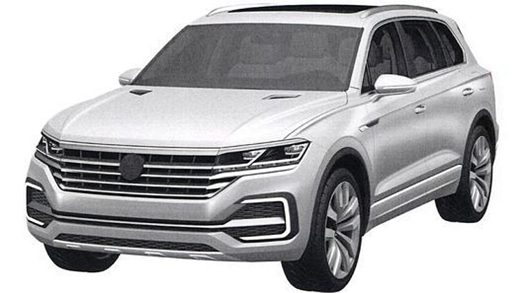 Рассекречена внешность нового Volkswagen Touareg