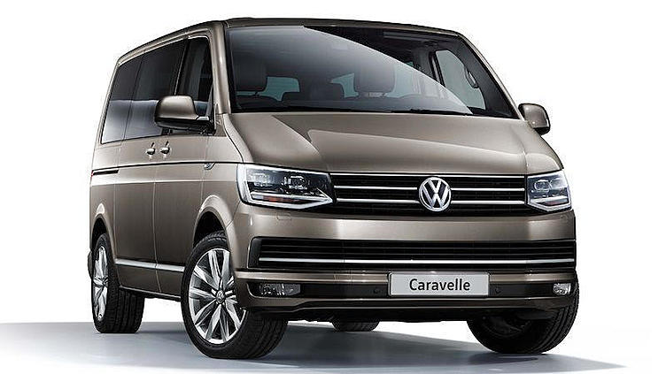 VW зарядил минивэн Caravelle