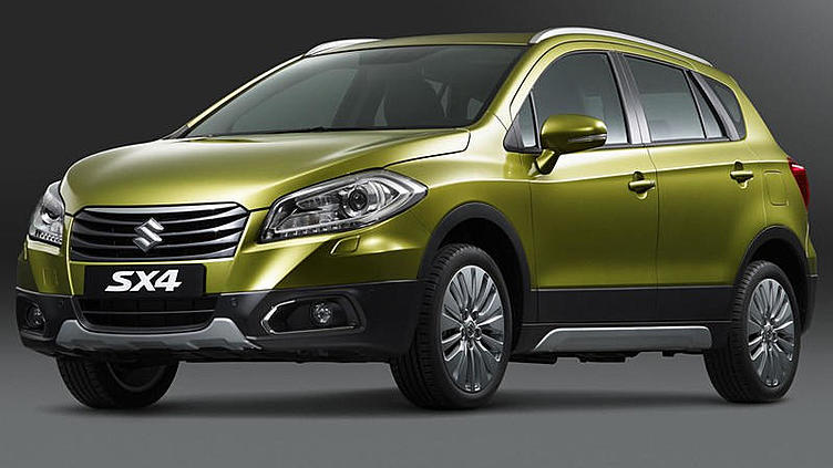 Новый Suzuki SX4 приподнимут, прежде чем везти в Росcию