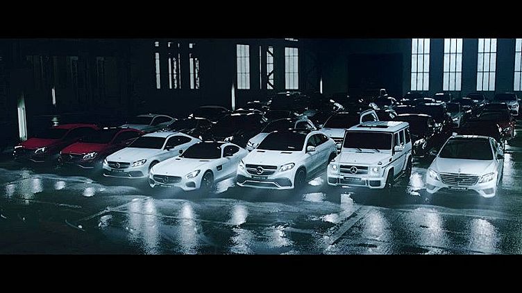 «Мерседес» объединил в одном ролике все модели AMG [Video]