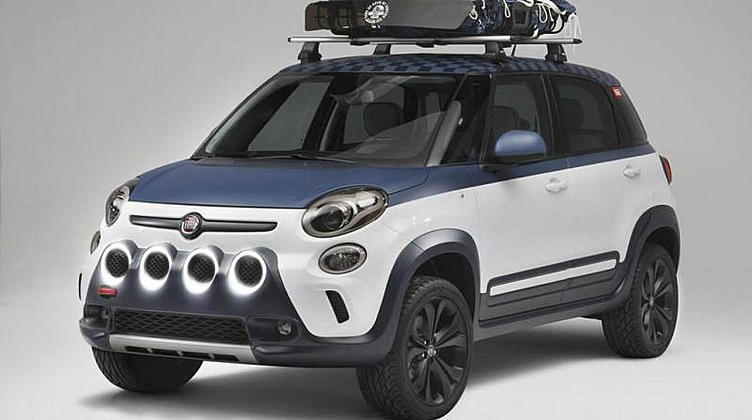 Fiat доработал компактвэн 500L под нужды серферов Fiat доработал компактвэн 500L под нужды серферов