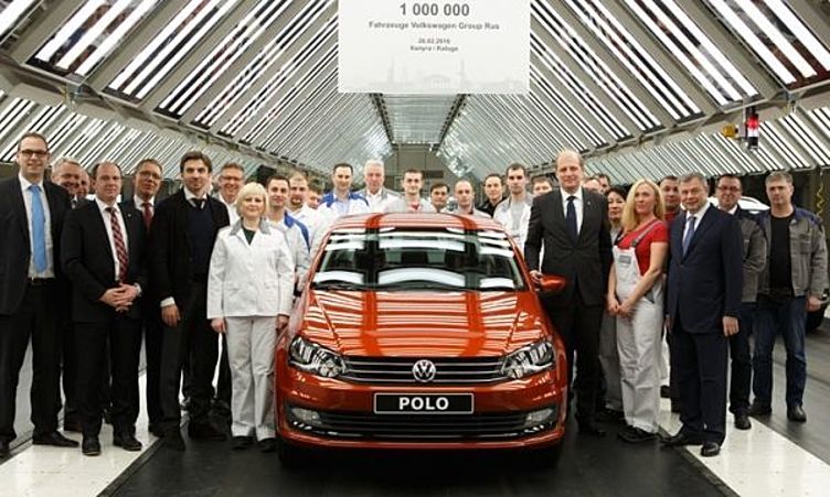 Калужский завод Volkswagen выпустил 1-миллионный автомобиль Калужский завод Volkswagen выпустил 1-миллионный автомобиль