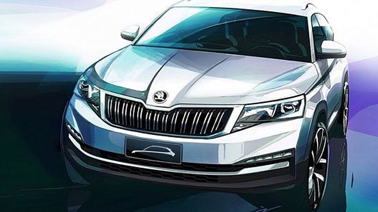 Еще один кроссовер Skoda - первые скетчи