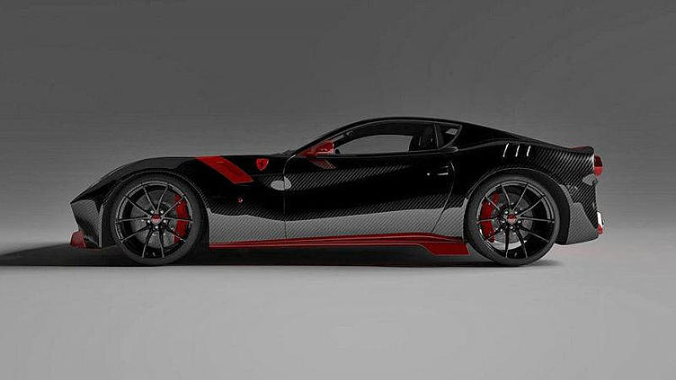 Тюнеры придумали для Ferrari F12tdf карбоновый кузов Тюнеры придумали для Ferrari F12tdf карбоновый кузов
