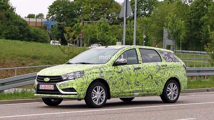 Новый универсал Lada Vesta испытывают в Германии