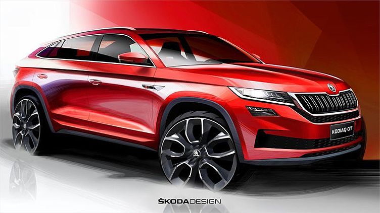 Вот так будет выглядеть купеобразный Skoda Kodiaq