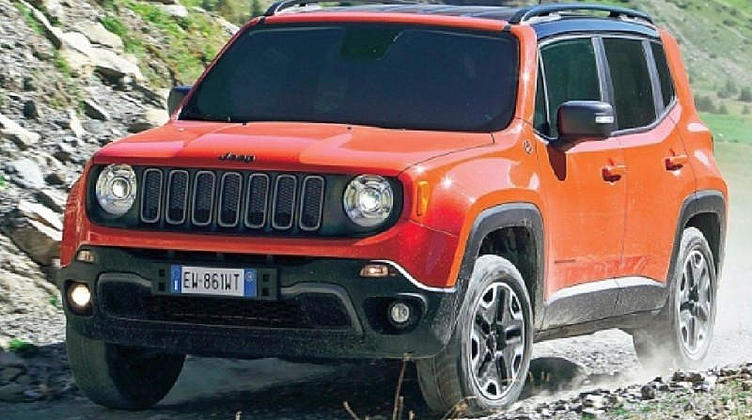 Jeep Renegade ожидается в России в середине года