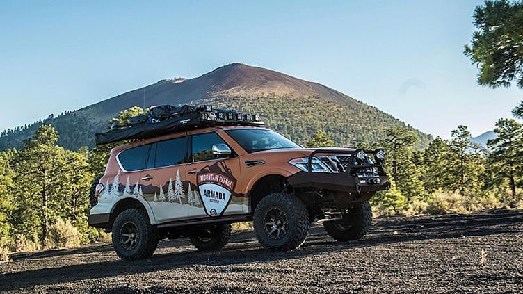 Nissan Armada приспособили для экстремального туризма Nissan Armada приспособили для экстремального туризма