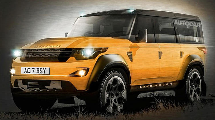 Новый Land Rover Defender может получить Новый Land Rover Defender может получить