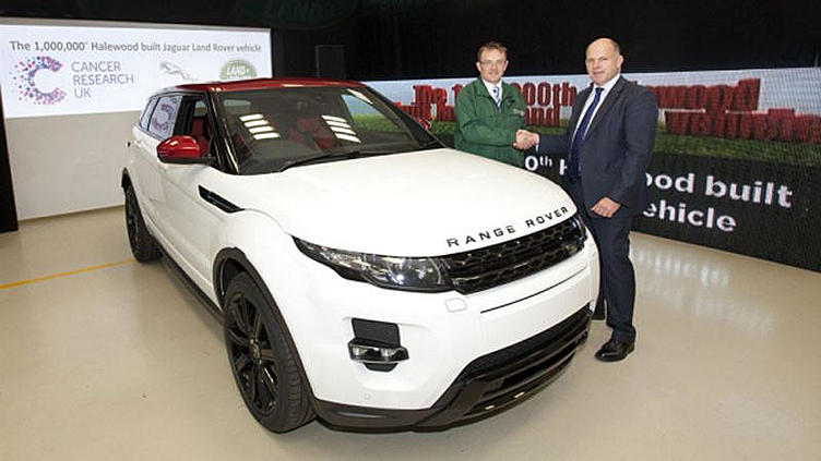 Jaguar Land Rover выпустила миллионный автомобиль на заводе в Хейлвуде Jaguar Land Rover выпустила миллионный автомобиль на заводе в Хейлвуде