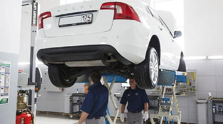 Быстрый сервис от Volvo: как на питстопе на гоночной трассе Быстрый сервис от Volvo: как на питстопе на гоночной трассе
