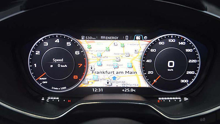 Комбинация приборов Audi TT распространится на другие модели Комбинация приборов Audi TT распространится на другие модели
