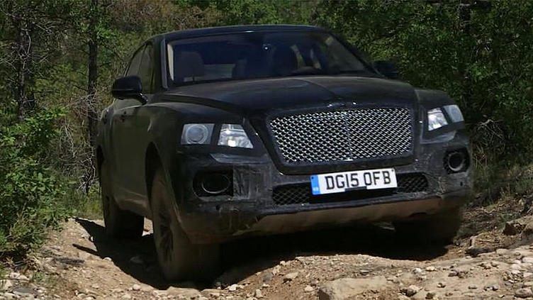Bentley Bentayga испытали на бездорожье Bentley Bentayga испытали на бездорожье