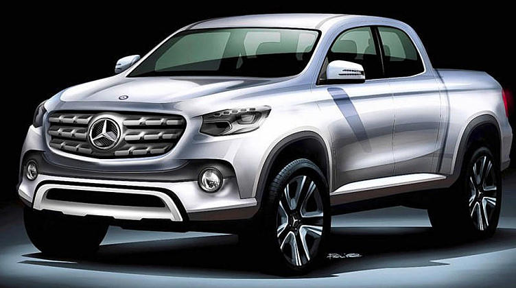 Mercedes-Benz готовится к выпуску пикапа Mercedes-Benz готовится к выпуску пикапа