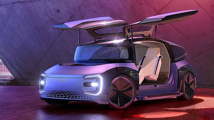 Беспилотник с кроватями для путешествий - новый концепт Volkswagen Беспилотник с кроватями для путешествий - новый концепт Volkswagen