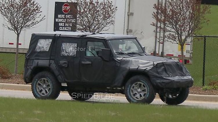 Новый Jeep Wrangler будет алюминиевым, но лишь частично