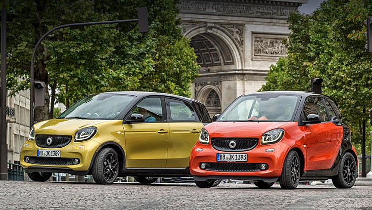 Smart ForTwo и ForFour обзавелись улучшенной мультимедийкой