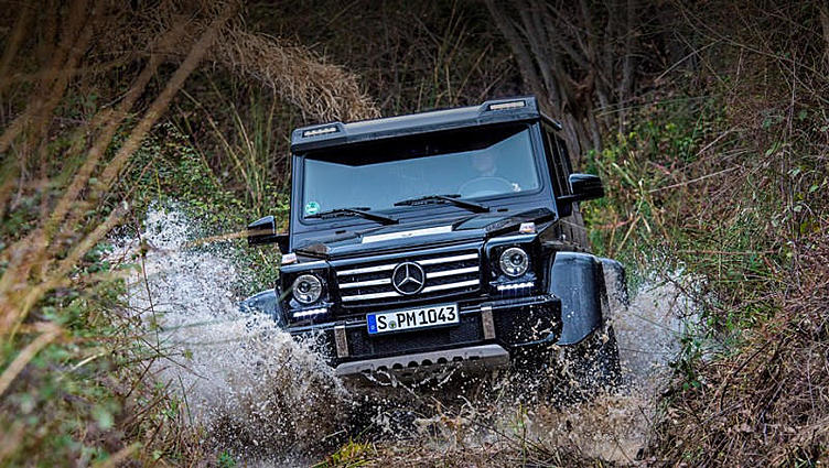 Внедорожник Mercedes G 500 4x4² пустили в серию Внедорожник Mercedes G 500 4x4² пустили в серию