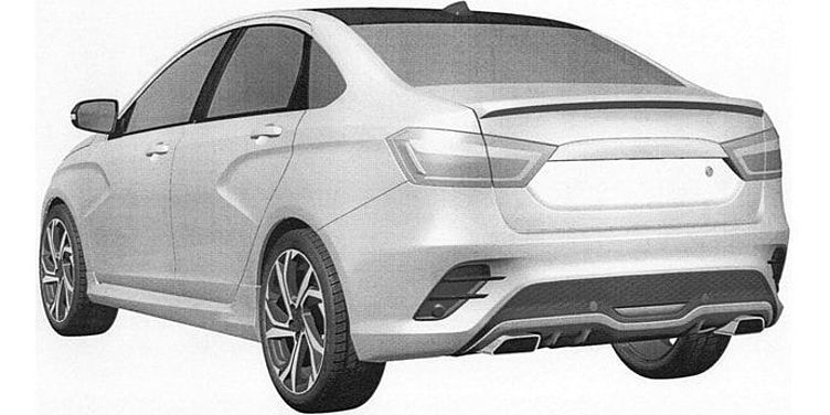Lada Vesta Sport - патентные изображения Lada Vesta Sport - патентные изображения