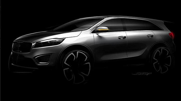 Kia показала дизайн нового поколения Sorento Kia показала дизайн нового поколения Sorento