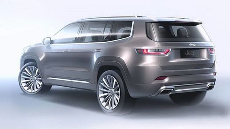 Jeep показал свой новый 7-местный кроссовер Jeep показал свой новый 7-местный кроссовер