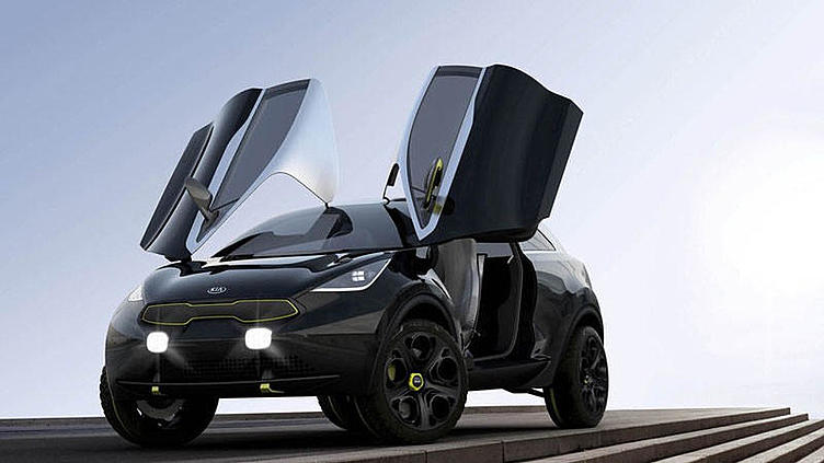 Kia показала концептуальный кроссовер Niro Kia показала концептуальный кроссовер Niro