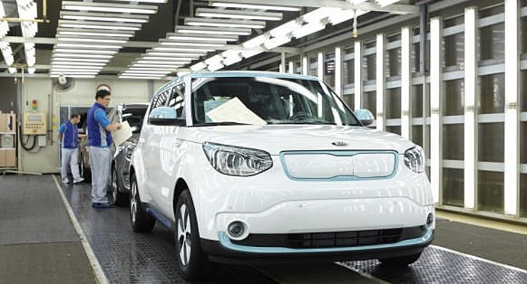 KIA начала производство Soul EV для европейского рынка KIA начала производство Soul EV для европейского рынка